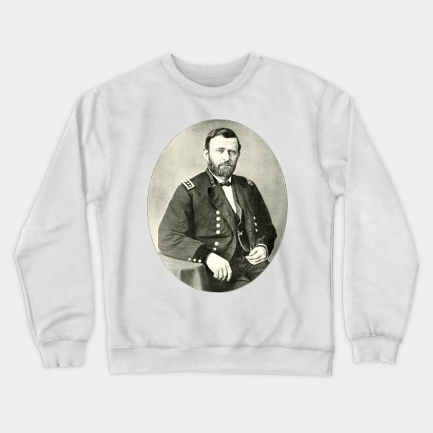 Union General Ulysses S Grant Photo Portrait Crewneck Sweatshirt by Naves